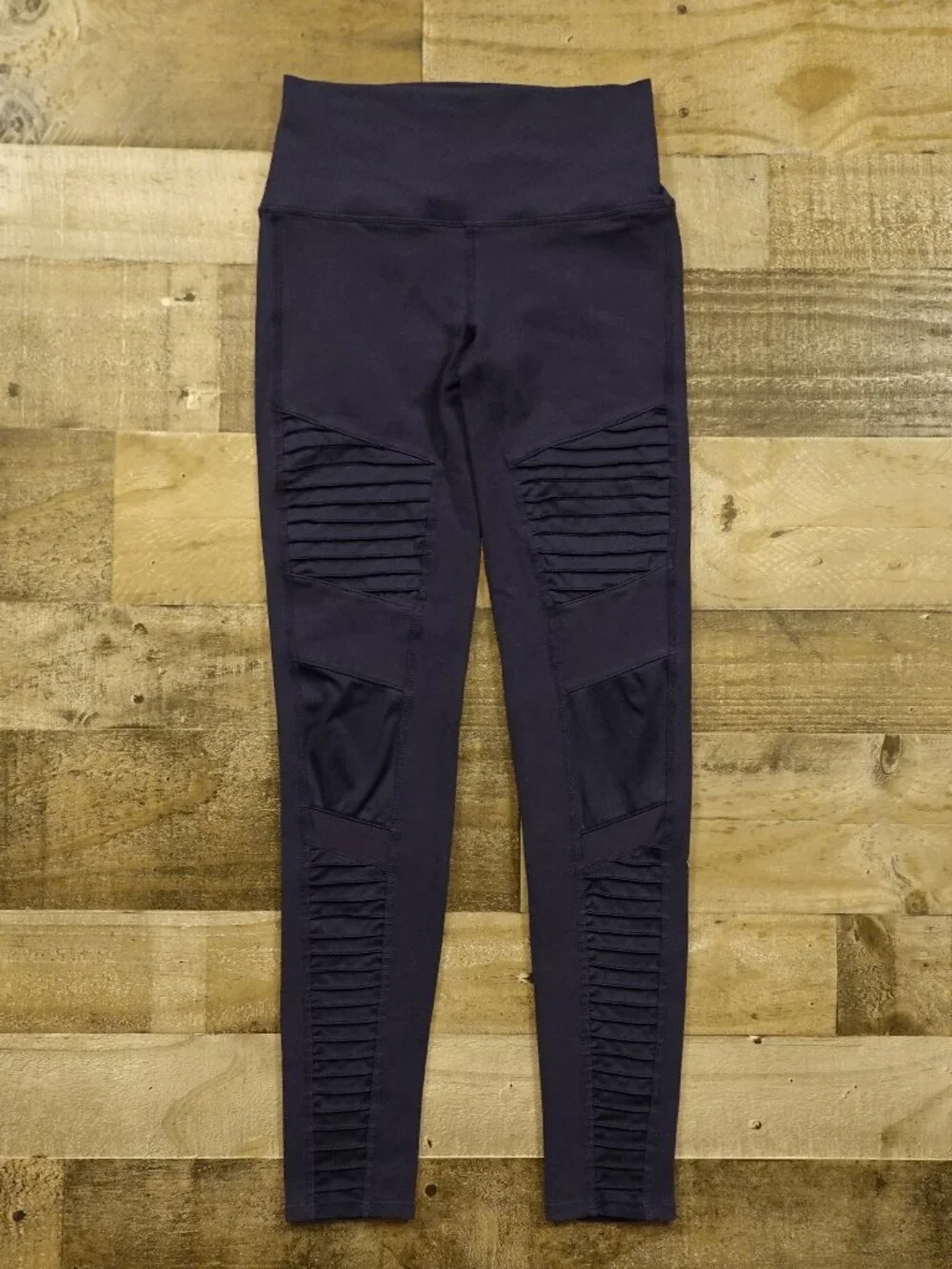 ALO Yoga High Waist Moto Legging‎ Women’s Small Navy Sculpt